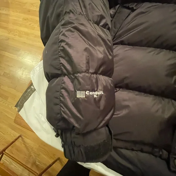 MOUNTAIN HARDWEAR 650 CONDUIT SUBZERO DOWN JACKET MENS XL PTP 27 AWSOME BLACK - Picture 4 of 8